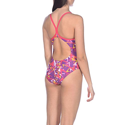 Image of Arena Women's Standard Country Flags Light Drop Back MaxLife One Piece Swimsuit