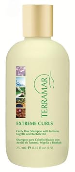 Terramar Extreme Curls Professional Shampoo with African Oils, Sulfate-Free Curly Hair Care, Natural Ingredients, 8.45 fl oz