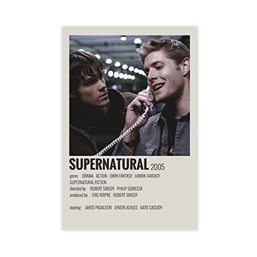 Supernatural American Drama Poster1 Canvas Poster Wall Art Decor Print Picture Paintings for Living Room Bedroom Decoration Unframe: 12x18inch(30x45cm)