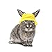 Abaodam Pet Costume Accessory Small Mini Animal Bunny Hat Yellow Pet Hat for Party