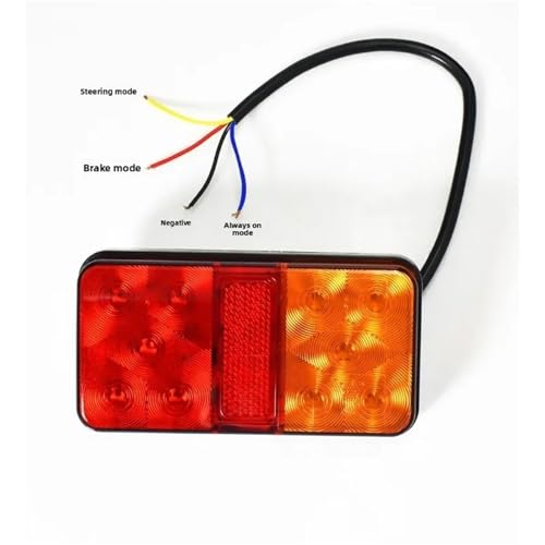 Feu antibrouillard LED 10-12V robuste pour remorques et poids lourds - 6