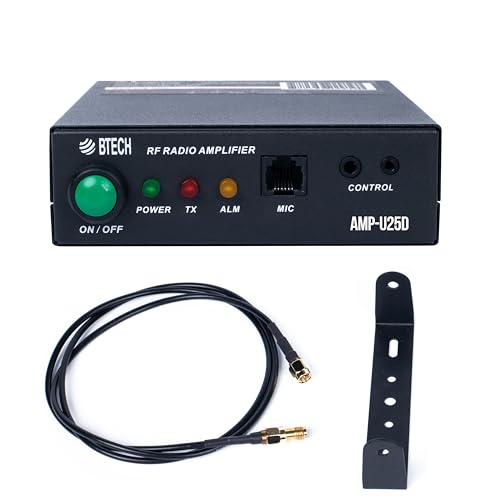 BTECH AMP-U25D UHF Amplifier 20-40W for Handheld Radios