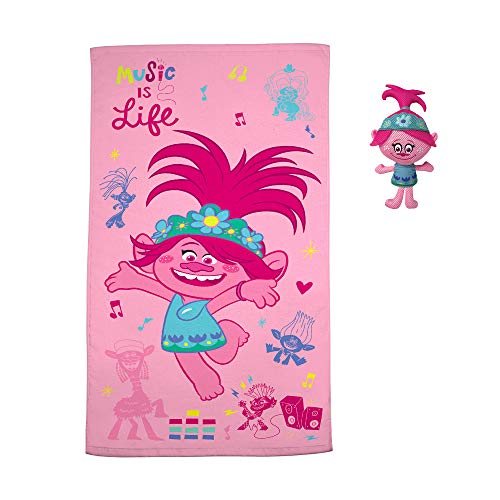 trolls hooded towel