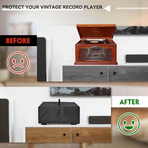 Housse de protection pour tourne-disque étanche poussière imperméable