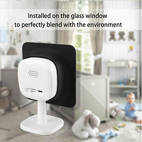 TIUIHU Window Mount for Eufy Solo IndoorCam C24 Security 2K Indoor Cam Black (1Pack)