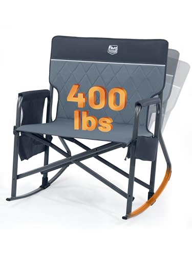 TIMBER RIDGE Folding Oversized Rocking Camping Chair