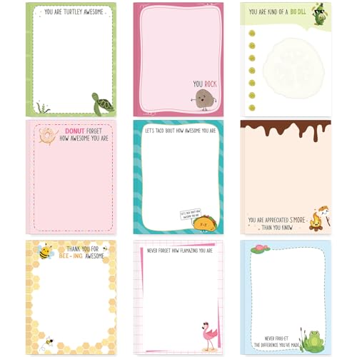 Lovarywow Inspirational Sticky Notes 3x4