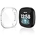 Produktbild KIMILAR [2 Stücke] Schutzhülle Kompatibel mit Fitbit Sense/Versa 3 Hülle, (Nicht für Versa/Versa 2) Vollständige Abdeckung Weiche TPU Cover Case Schutzfolie für Versa 3/Sense Smartwatch