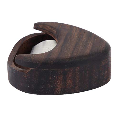 Guitar Picks Wood Box, Premium Rose Wood Guitar Pick Plectrum Storage Box Case Accessory Parts, Heart Shaped Gevoline Accessories #TOP4