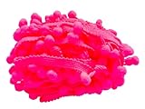 Pom Pom Trim 8 Yards 8mm Ball Fringe Trim for Sewing Accessory Decoration DIY Crafts (Neon Pink, 8mm 180834)