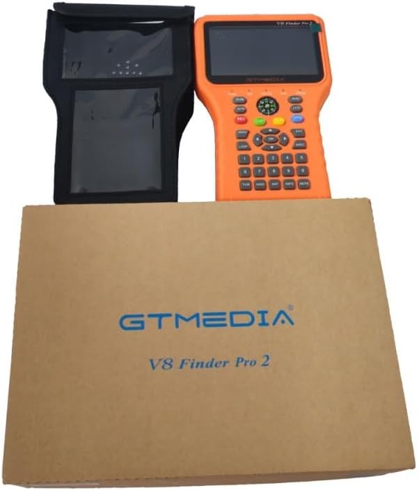 V8 Finder Pro2 Satellite TV Signal Finder DVB-S/S2/S2X H.264/H.265 (8 bit) Finder Meter 4.3 inch LCD Gtmedia TV tuners