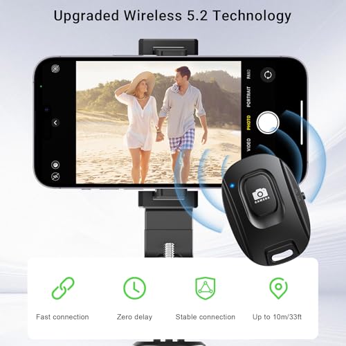 2 Pack Bluetooth Camera Remote Shutter for iPhone & Android, Rechargeable by Voinap - Used condition - Image 2