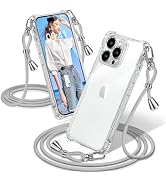Amazon.co.jp: XIOYATY 用の iPhone 14 Pro ケース クリア ショルダー