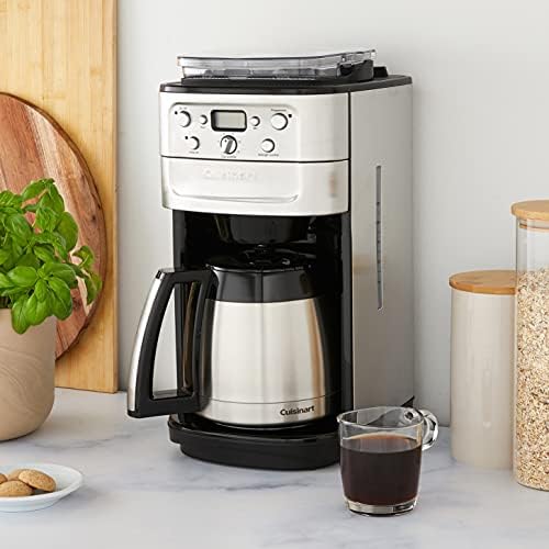 Cuisinart Grind and Brew Plus, Bean to Cup Filter Coffee Maker, DGB900BCU, Silver