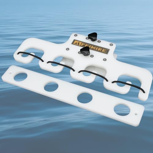 Fishing Rod Holder for Pontoon BoatsSquare Rail Mount Pontoon Rod Holder