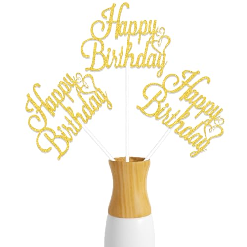 Bâtons de centre de table d'anniversaire : la solution déco dorée pour sublimer vos buffets