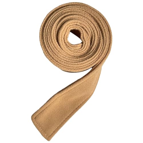 Trench Coat Belt Replacement, 69" Long Woolen Overcoat Belt, Decorative Buckle Robe Alternative, Khaki Outerwear for Ladies Women & Girls2