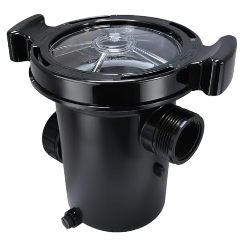 HSJAWA 310-6500 Pool Pump Strainer Housing with Lid & Basket Compatible with Waterway Hi-Flo/Hi-Flo II Pumps 310-6500 Pump Housing Designed for Swimming Pool and Spa Pumps