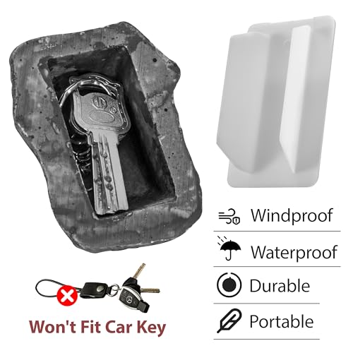 Hide a Key Fake Rock, Stone with Secret Compartment - Image 2