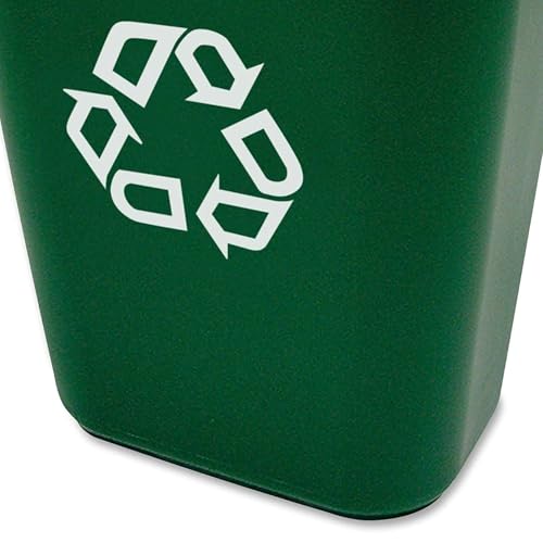 Canecas de reciclaje Rubbermaid 6 unidades 7 gal rectangular miniatura 5