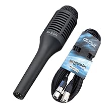 Zoom SGV-6 Vocal Microphone For V6 and V3 vocal processors Suppresses ambient noise Isolates voice + Keepdrum XLR cable
