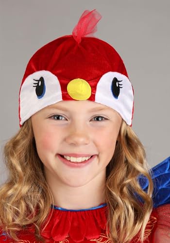 Disfraz de Loro Tropical para Niñas, incluye alas y tocado miniatura 5
