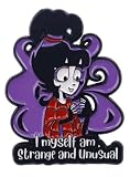 Beetlejuice Lydia I Myself Am Strange and Unusual Ghost with the Most Animated Series Cartoon TV Show 1.4' Enamel Pin Badge