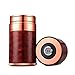 Zigarrenbefeuchter Zigarrenhumidor Zigarrenröhre Zigarrenkiste Reise tragbarer Zigarrenbefeuchter Zigarrenkiste mit Messgerät-kann mehrere Zigarren aufnehmen (Farbe : Braun) zur Zigarrenlagerung (Farb