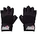 Schiek Sports Platinum 3/4 Finger Wrist Wrap Lifting Gloves- Medium - Black/Gray