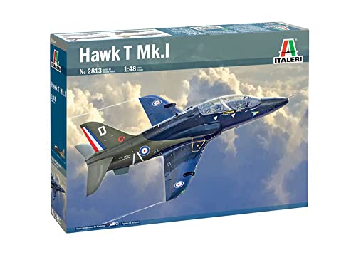 Italeri 2813 1:48 B.Ae. Hawk T. Mk.I, Construction, Stand Model Making, Crafts, Hobby, Gluing, Plastic Kit, Detailed Multi-Coloured, Multicoloured