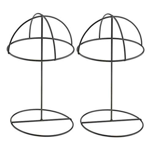 Tubayia 2 Pièces Porte-Chapeaux en Métal Organisateur Présentoir de Chapeaux Perruque