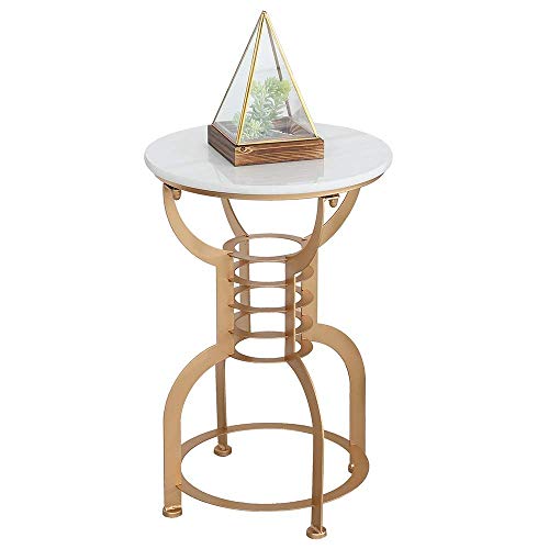 Home&Selected Furniture/Round Marble Coffee Table Living Room Iron Art