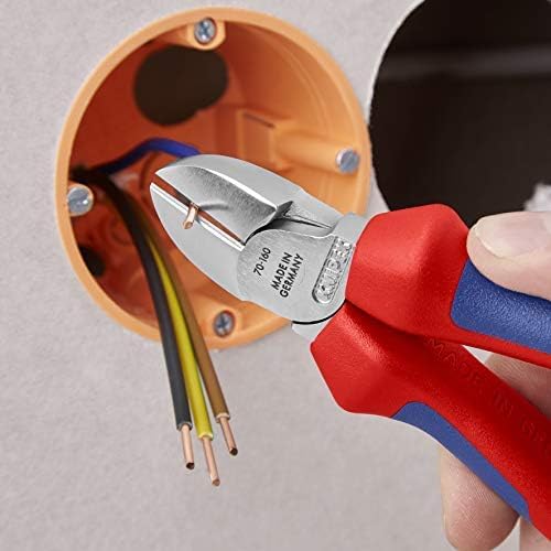 Kracht-zijsnijtang VDE met meercomponentengrepen 200mm KNIPEX