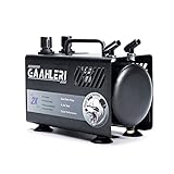 Gaahleri Airbrush Painting Kit with Compressor Air Tank 1L Dual Air Outlet System Advanced Air Brush Guide Manual Cake Decorating, Nail Tattoo Painting, Model Coloring Multi-Function - Image 7