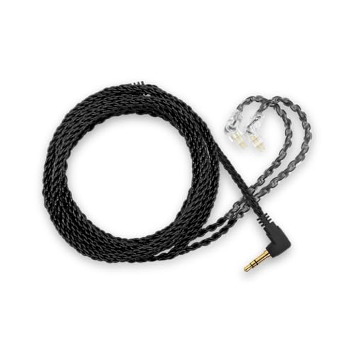 Câble 8 fils Clear Tune Monitors IEM noir idéal pour le streaming nomade