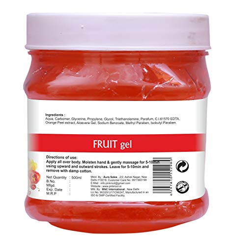 Image of Pink Root Charcoal Scrub 500gm with Fruit Gel 500gm