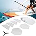 Vinyl Surfboard Traction Pad Set – 22pcs Clear Deck Grip Sticker, Non-Slip DIY Surfboard & Paddle Board Anti-Slip Pad, Transparent Vinyl Grip for Surfboards
