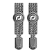 No tie Elastic Lace System with lock - Easy to install in a range of colours. Perfect for runners, children, older generation & active lifestyles - 1 Pair (Grey)