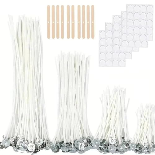 Kit de 310 pabilos para velas con accesorios