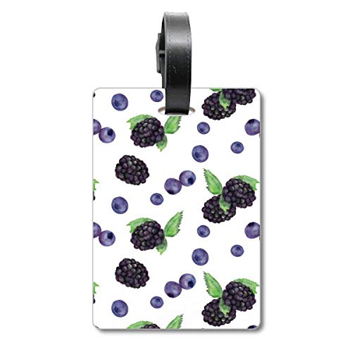 Étiquette de valise voyage fruits aquarelle pour sécuriser vos bagages avec style
