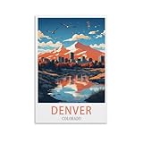 EKMCL Vintage-Metallschild „Denver, Colorado“ – 