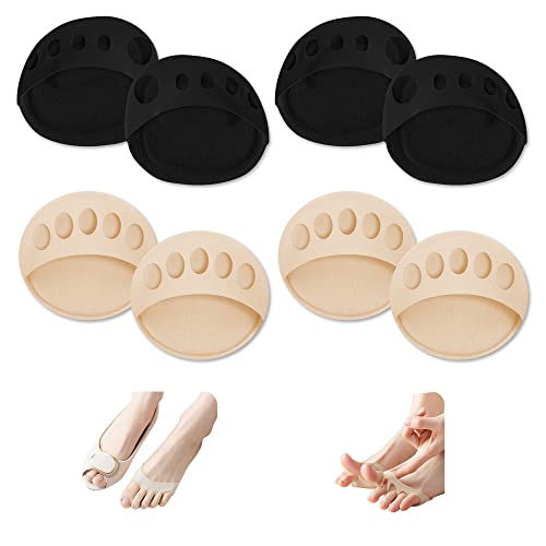 Image of Forefoot Pads Metatarsal Forefoot Pads for Women High Heels Shoes Honeycomb Fabric Forefoot Pad Soft Ball of Foot Cushion Pads for High Heels Toe Socks for Heels Women Men