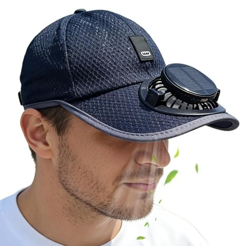Casquette de pêche ventilateur solaire pour le golf et la randonnée en été