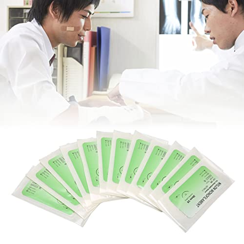 Linha de Prática de Sutura, Pacote Individual Conjunto de Linhas de Sutura Agulha Curva 12 Bolsas pa
