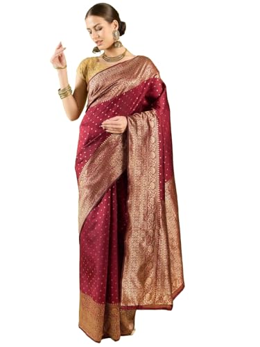 Image of Avantika Fashion Women's Kanjivaram Soft Silk Banarasi Sarees With Blouse Piece