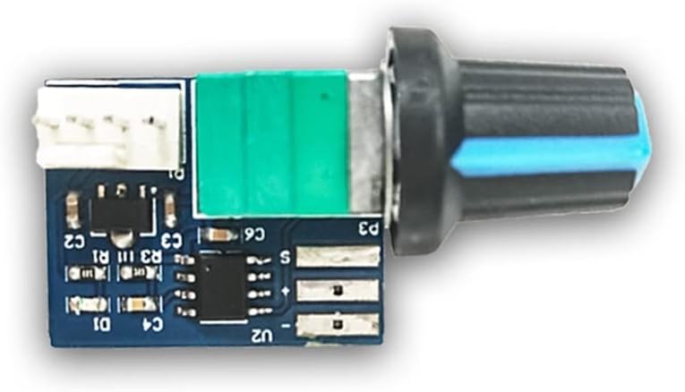 3PCS Computer Case Fan Governor PWM Speed Controller Silent Fan Governor Controller 12V Single Way Controller