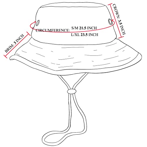 Sombrero Safari Ajustable Tipo Bucket de Algodón Stone-Washed miniatura 6