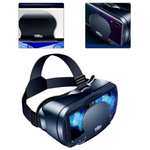Casque VR pour smartphone avec lunettes 3D réglables et télécommande