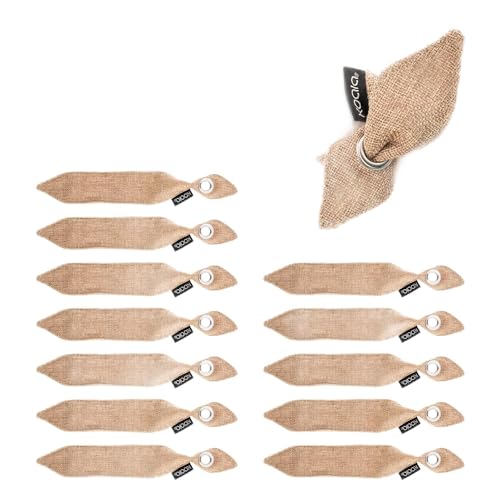 Koala Spain (12 Unidades) Anillos para Servilletas, Servilleteros de Yute