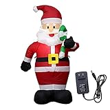 エアーディスプレイ エアーサンタクロース サンタクロース エアーブロードール エアースノーマン 高さ120cm 空気充填 膨張式 クリスマスエアブロー装飾 パーティー クリスマス 庭デコレーション 小道具飾り 取り付け簡単 漏れ防止 再利用可能 文化祭 学園祭 部屋 店舗 屋外設置可能